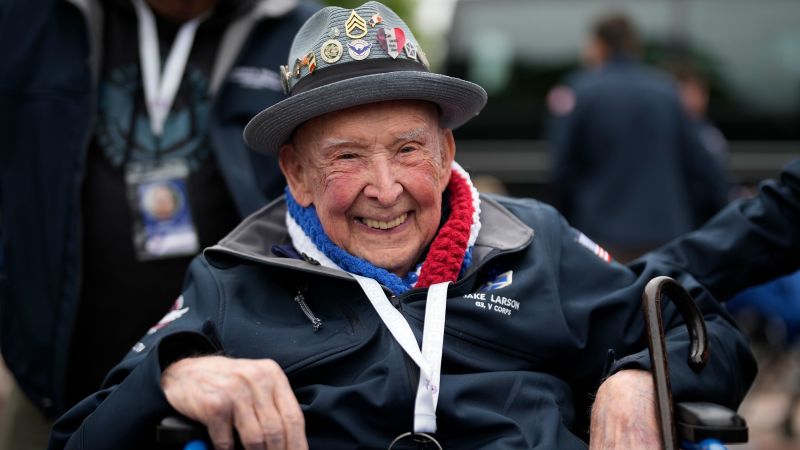 World War II Veteran 'Papa Jake' Passes Away at 102