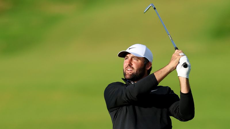 Scottie Scheffler Leads The Open at Royal Portrush