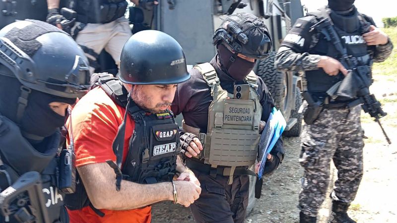 Ecuador's Notorious Drug Kingpin Extradited to US