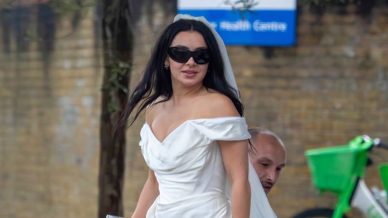 Charli XCX Embraces Unconventional Bridal Attire