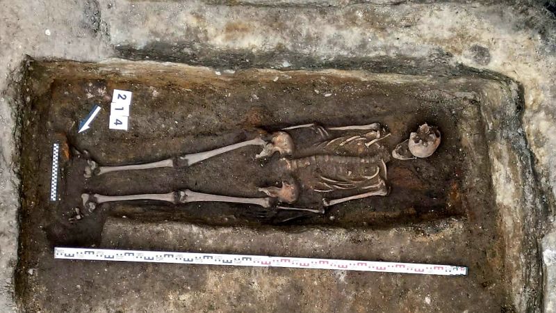 Medieval Knight Skeleton Uncovered in Gdańsk, Poland