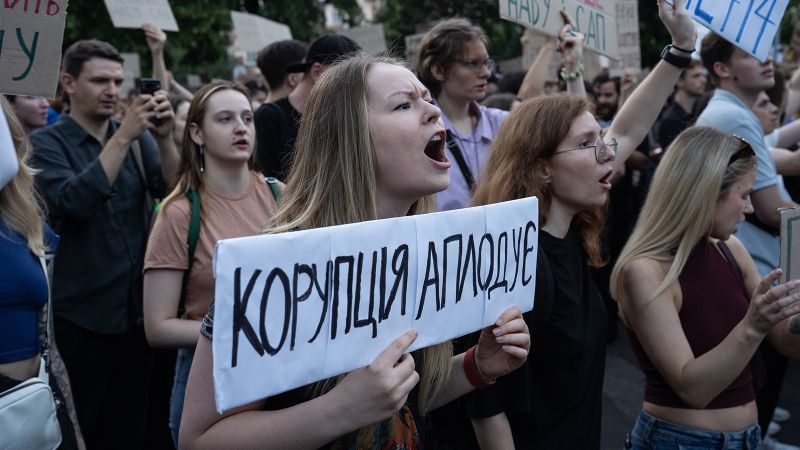 Ukraine Protests Against Government Actions