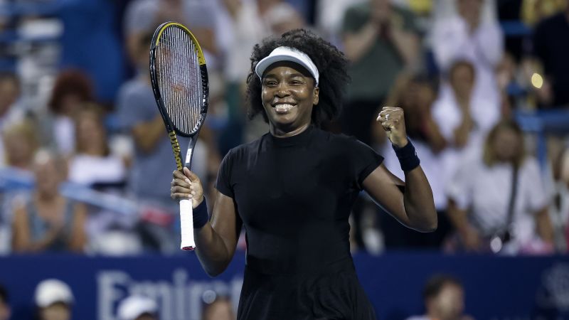 Venus Williams Makes History as Oldest Player to Win WTA Singles Match