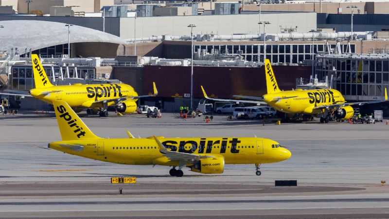 Spirit Airlines Announces Workforce Adjustments Amidst Financial Challenges