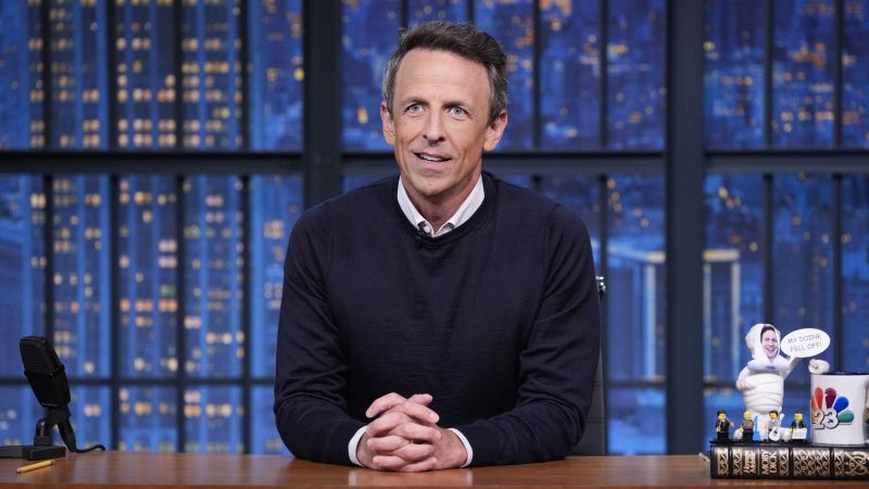 Late-night Television Host Seth Meyers Expresses Concerns Over Future of Show