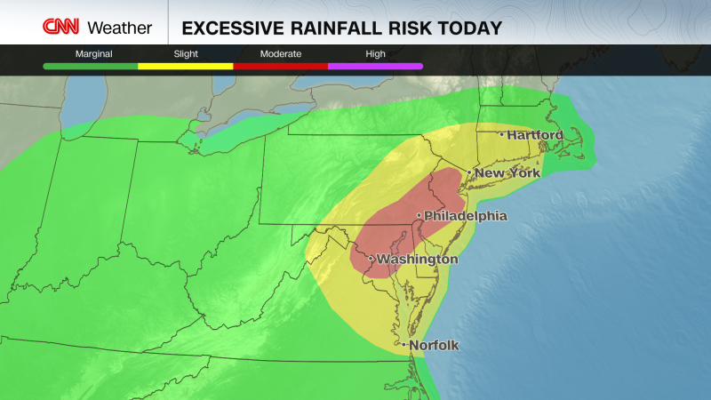 I-95 Corridor Faces Significant Flood Risk Due to Severe Storms