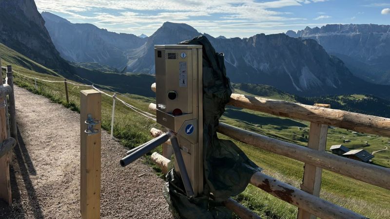Italian Farmers in the Dolomites Implement Turnstiles to Regulate Tourist Access