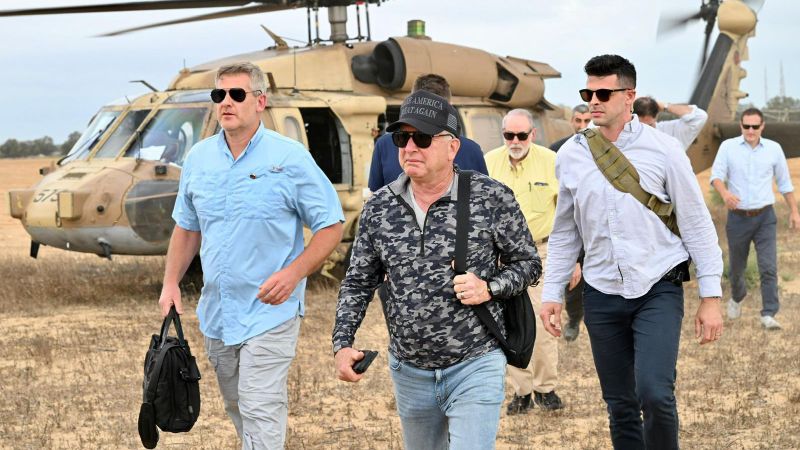 US Special Envoy Visits Gaza Aid Distribution Center Amidst Starvation Crisis