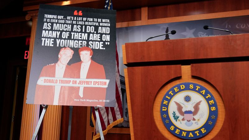 Jeffrey Epstein Files Controversy Grips Capitol Hill