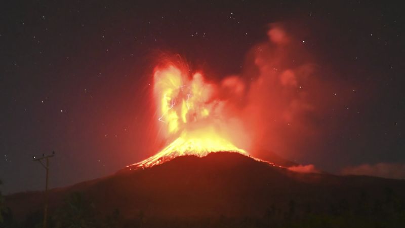 Mount Lewotobi Laki Laki Erupts Consecutively