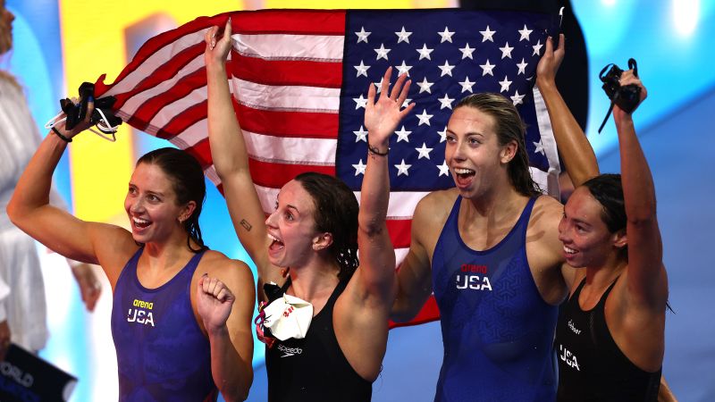 United States Dominates Swimming Medal Standings at World Aquatics Championships