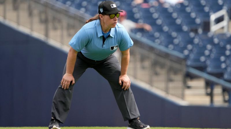 First Female Umpire to Officiate MLB Regular-Season Game