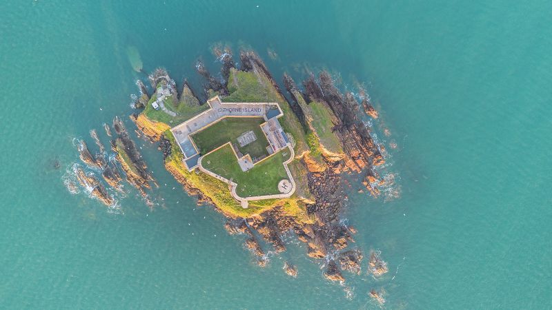 Private Welsh Island with Refurbished 19th-Century Fort Listed for $4 Million