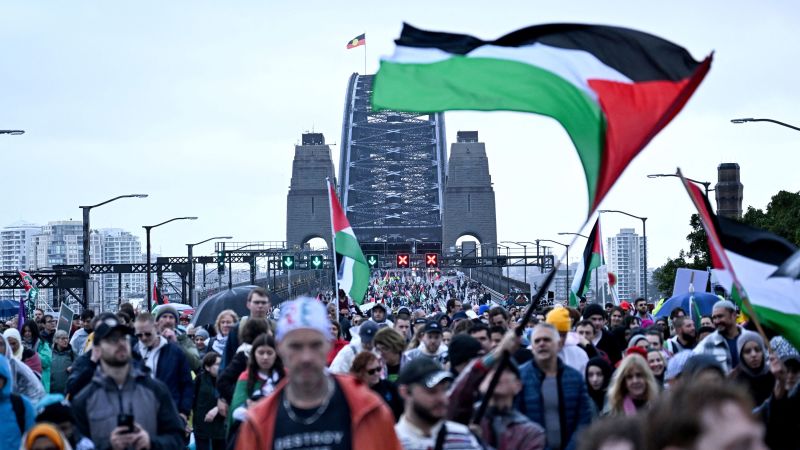 Global Protest in Australia Highlights Concern Over Gaza Crisis