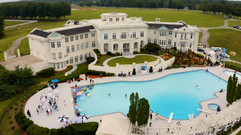 Rick Ross's Lavish Backyard Pool in Georgia