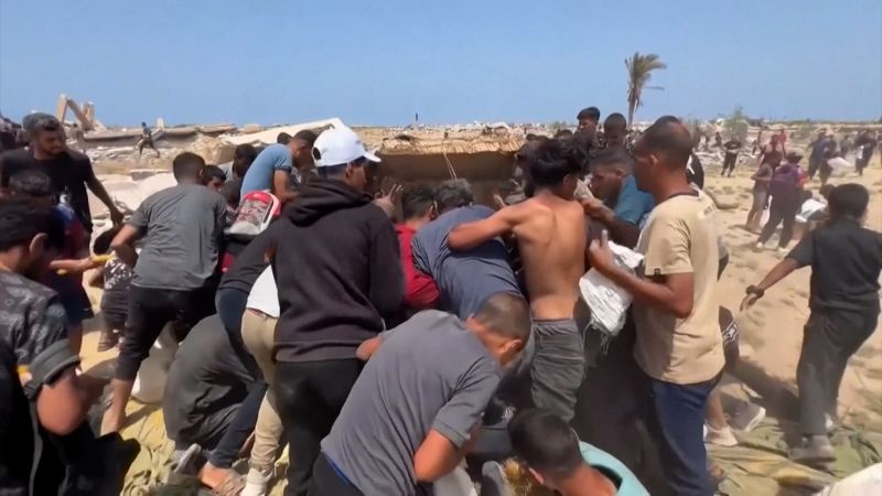 Tragic Incident in Gaza: Young Boy Killed During Airdrop Operation