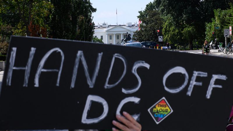 President Trump's Control Over DC Police Force Sparks Controversy