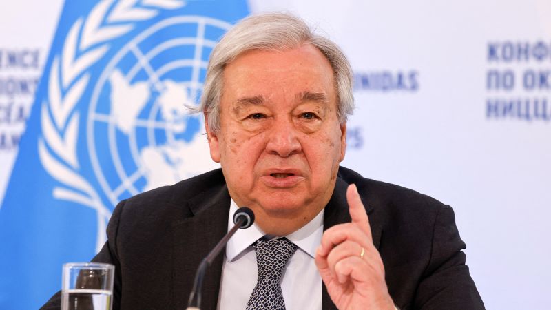 UN Secretary-General Cautions Israel on Potential Inclusion in Sexual Violence Report