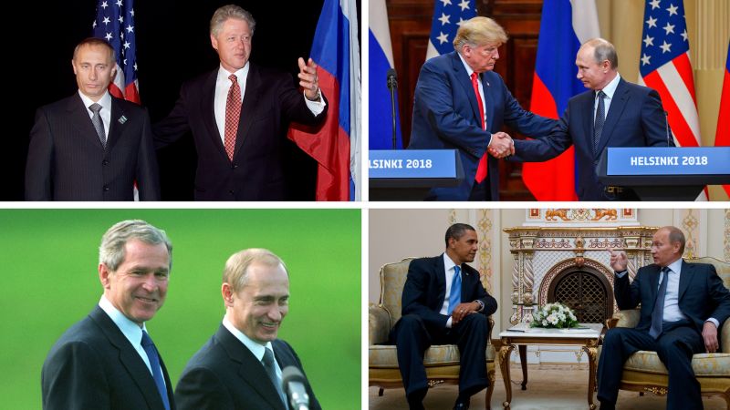 Vladimir Putin's History of Meetings with US Presidents