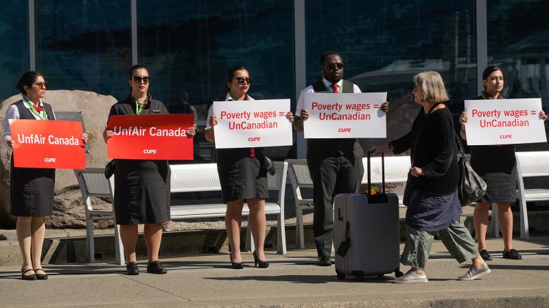 Air Canada Flights Cancellation Amidst Impending Lockout