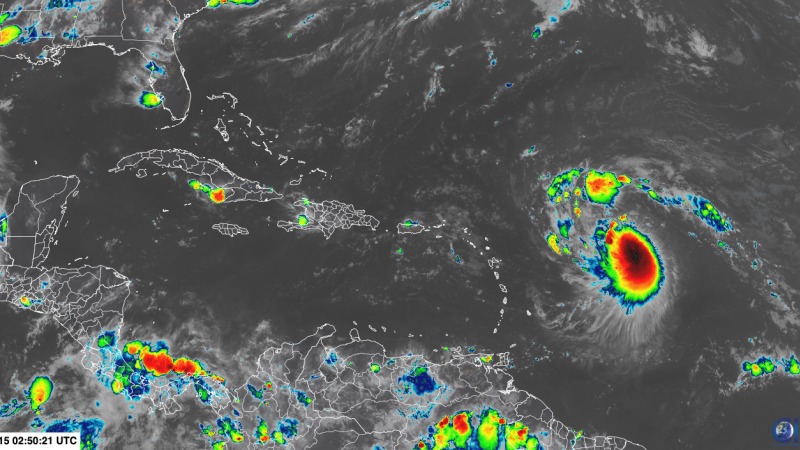 Tropical Storm Erin Intensifies in Atlantic Region