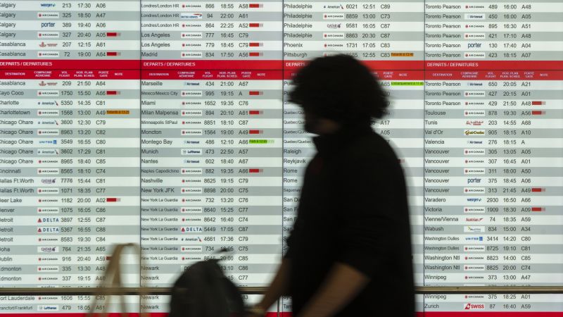Air Canada Strike Threatens Widespread Flight Cancellations