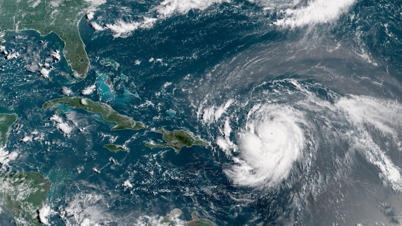 Hurricane Erin Rapidly Intensifies in Atlantic Weather History