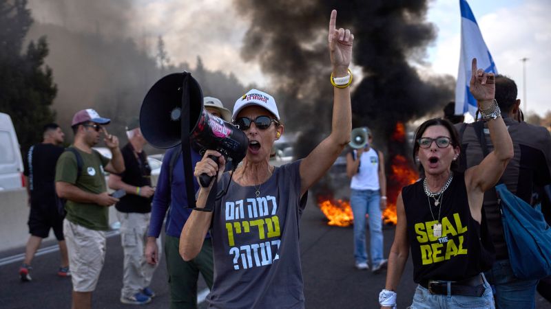 Israel Protests Demand Release of Hostages in Gaza