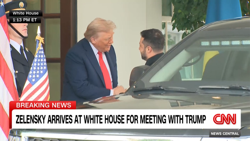 Trump Welcomes Zelensky in White House Video