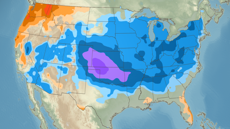 Upcoming Fall-Like Weather Shift in the United States