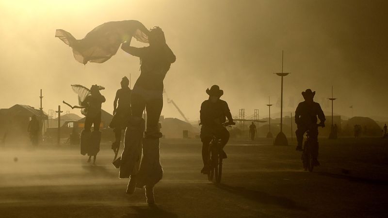 Embracing Radical Self-Expression at Burning Man Event