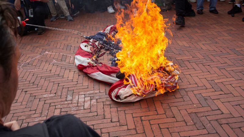 The Debate Over Flag Burning in America