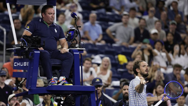 Photographer Intrusion Halts Daniil Medvedev's US Open Match