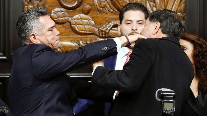 Tumultuous Scene Unfolds in Mexican Senate Amid US Military Debate