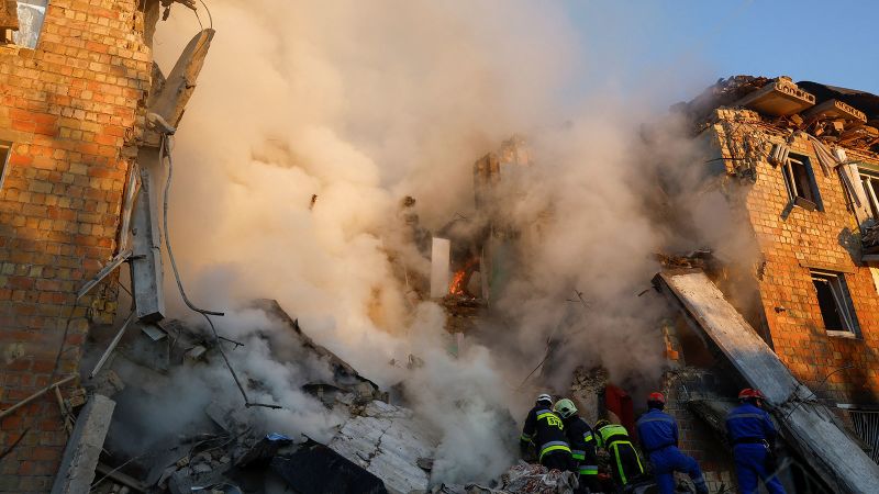 Kyiv Under Attack: Devastating Assault Leaves Eight Dead, Including Child
