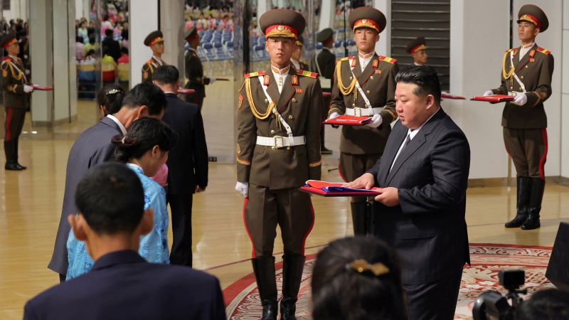 Kim Jong Un Promises Better Life for Families of Fallen Fighters