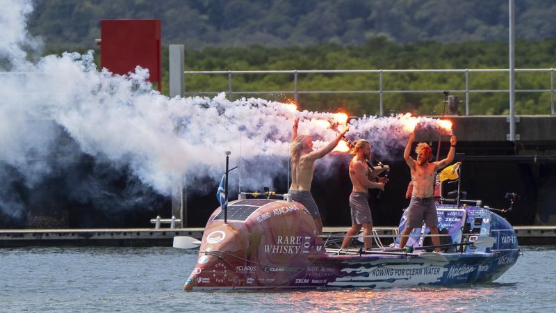 Scottish Brothers Make History with Fastest Unsupported Row Across Pacific Ocean