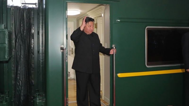 Kim Jong Un's Visit to Beijing on Armored Train