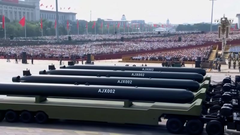 China Showcases Military Hardware in Beijing Parade