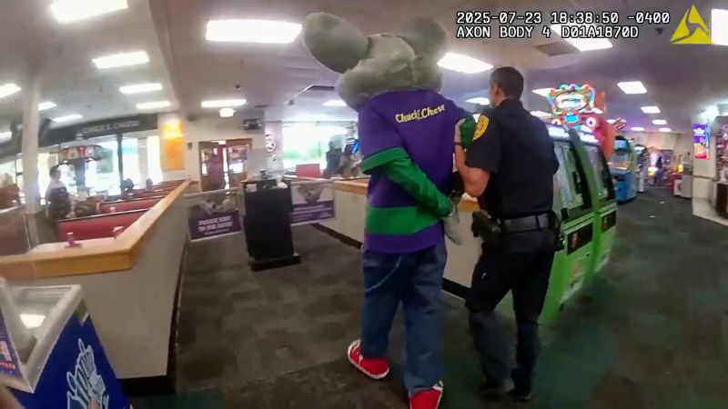 Chuck E. Cheese Costume Arrest Sparks Online Speculation