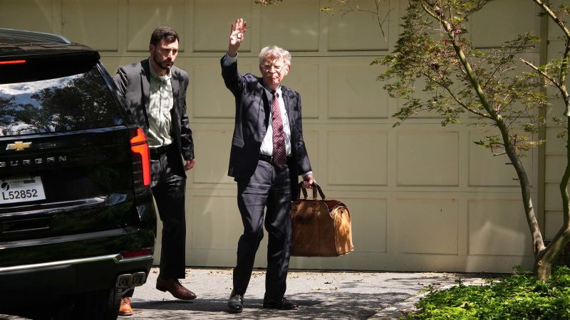 FBI Search of John Bolton's Residence Reveals Seized Items