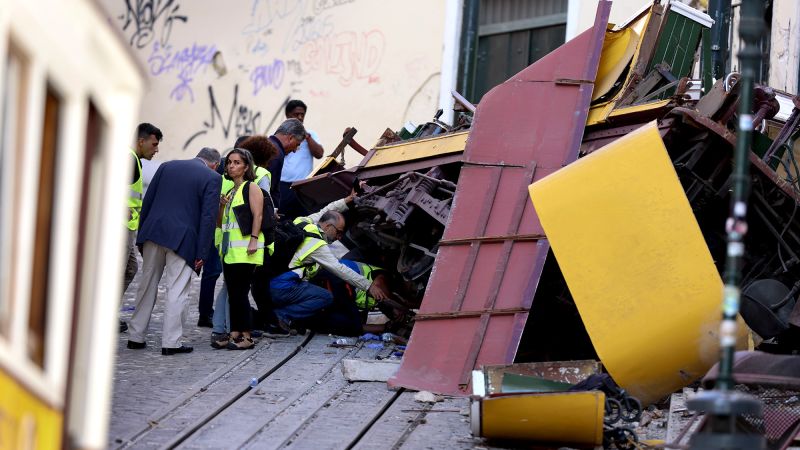 Funicular Derailment in Lisbon Leaves 16 Dead, 21 Injured