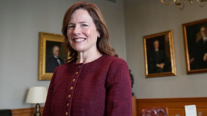 Supreme Court Justice Amy Coney Barrett Addresses Concerns Over Constitutional Crisis