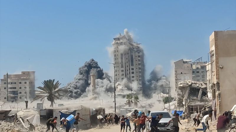 Israeli Airstrikes Escalate Tensions in Gaza City