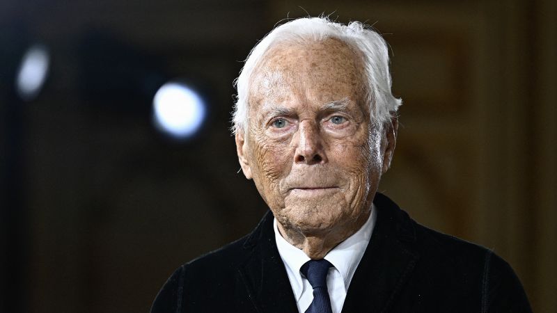 Legendary Italian Fashion Designer Giorgio Armani Remembered for Legacy of Elegance and Innovation