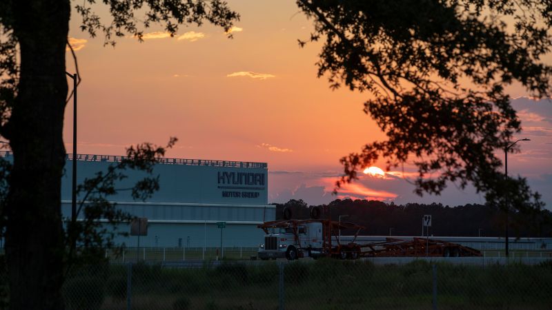 Unexpected Raid at Hyundai Battery Plant in Ellabell, Georgia