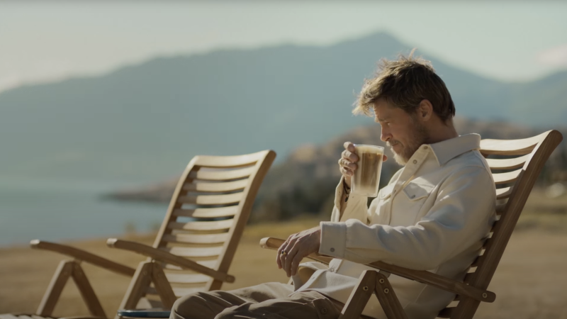 Celebrity Brad Pitt Stars in High-End Espresso Machine Ad