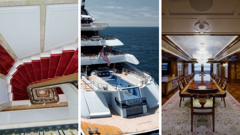 DOJ Seizes 348-Foot Superyacht Belonging to Russian Oligarch