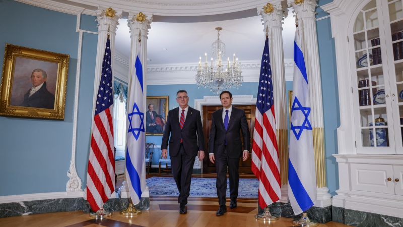 US Secretary of State Marco Rubio's Visit to Israel Amidst Regional Tensions