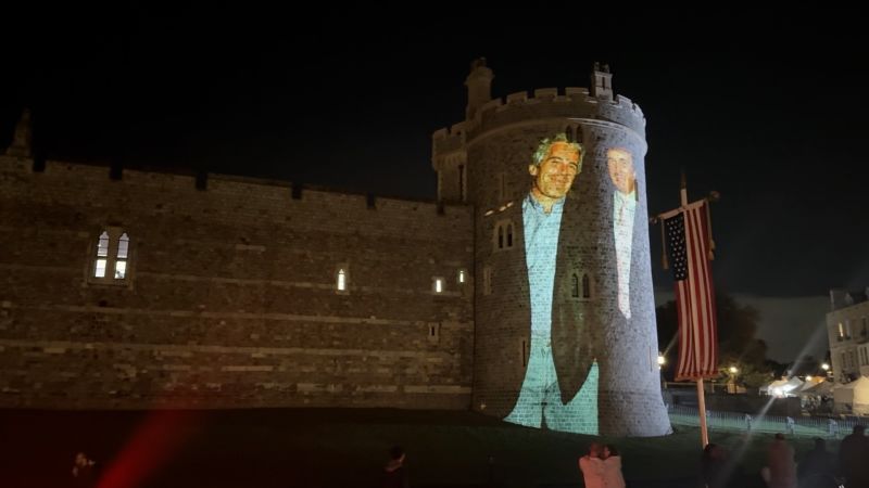 Controversial Display at Windsor Castle Sparks Debate on Epstein and Trump Connection